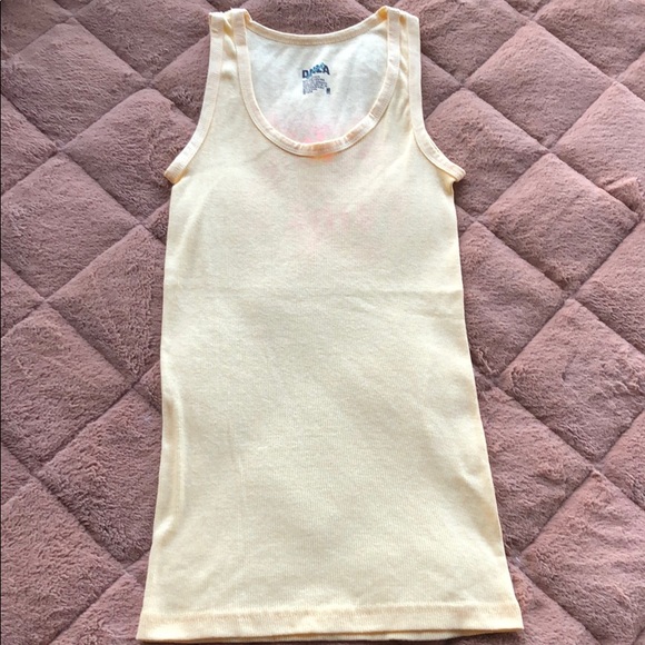 NWOT “Good Vibes” yellow tank - Picture 2 of 4